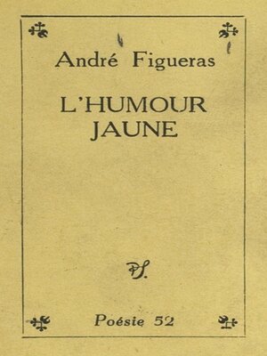cover image of L'humour jaune